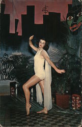 Paula Parsons as the White Goddess in Temboo Postcard