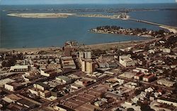 Downtown Sarasota, Aerial View Postcard