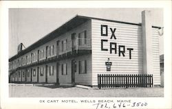 Ox Cart Motel Postcard