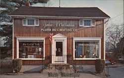 John A. Callahan Plumbing & Heating Co. & The Earl of Bath Boutique Postcard