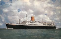 T.S. "Bremen" 32335 GRT Postcard