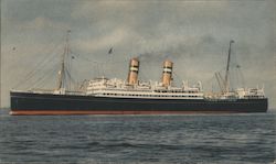 S.S. "Veendam" - 15,652 Br. Reg. Tons Postcard