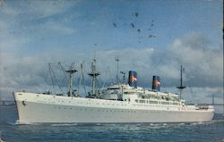 President Cleveland - President Wilson Cruise Ships Postcard Postcard Postcard