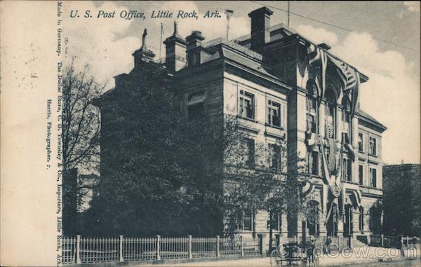 U.S. Post Office Little Rock, AR Postcard