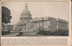 United States Capitol Postcard