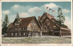 Old Faithful Inn - Yellowstone Park Yellowstone National Park, WY Haynes Photo Postcard Postcard Postcard