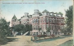 Soldiers' and Sailors' Home Grand Island, NE Postcard Postcard Postcard