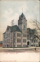 City Hall Janesville, WI Postcard Postcard Postcard