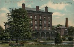 Queen City Hotel Park Postcard