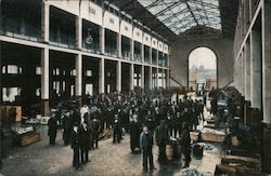 Interior of Fish Market Baltimore, MD Postcard Postcard Postcard