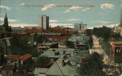 View of Charlotte, N.C. from Sanitarium Roof Garden North Carolina Postcard Postcard Postcard