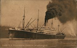 S.S. Minnesota Postcard