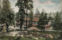 Exterior View of Plunge, Natatorium Park Spokane, WA Postcard Postcard Postcard