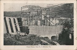 Power House, Dam No. 4 Postcard