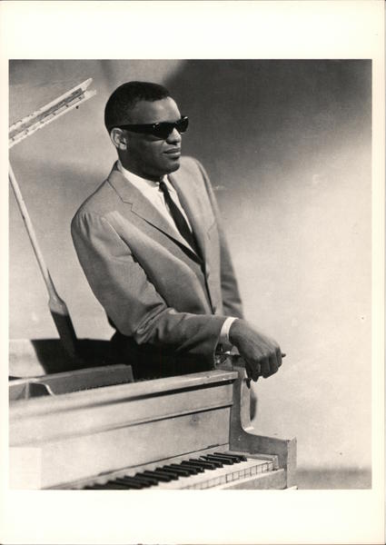 Ray Charles, 1956 Actors Postcard