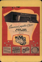 America's Popular Choice, Weber Cams & Flywheels Advertising Postcard Postcard Postcard