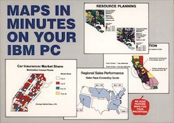 Maps In Minutes On Your IBM PC Postcard