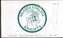 Shasta College Knights Postcard