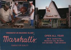 Marshall's Fudge & Gifts Mackinaw City, MI Postcard Postcard Postcard