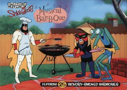 Space Ghost's Musical Bar-B-Que Movie and Television Advertising Postcard Postcard Postcard