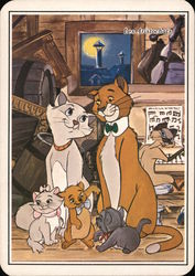 Les Aristochats - Walt Disney World Orlando, FL Postcard Postcard Postcard