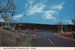 Dead End Highway - Devastation Area Postcard