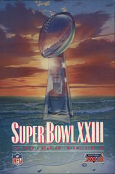 Super Bowl XXIII - Joe Robbie Stadium Miami, Florida Postcard