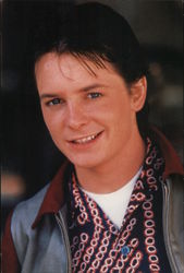 Michael J. Fox Actors Postcard Postcard Postcard