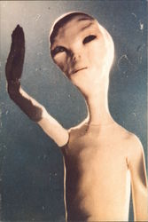 Extra Terrestrial Being from Close Encounters of the Third Kind Postcard