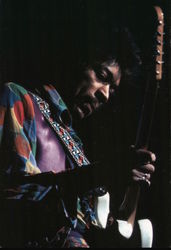 Jimi Hendrix Postcard