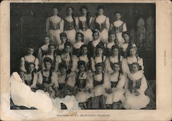 Souvenir of Fr. McErlain's Carnival: Group of Girls in Costume Postcard Postcard Postcard