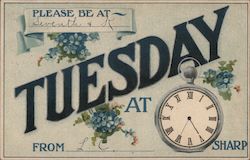 RSVP Reminder Tuesday Postcard