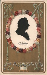 Schiller Silhouettes Postcard Postcard Postcard