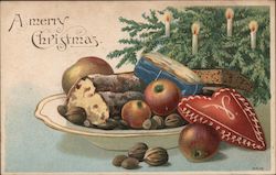 A Merry Christmas Meal Postcard Postcard Postcard