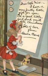 A Letter from Santa Children Postcard Postcard Postcard