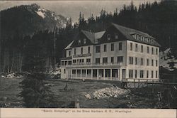 Scenic Hotsprings on the Great Northern Railroad, Washington Railroad (Scenic) Postcard Postcard Postcard