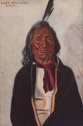 Chief Red Cloud, Sioux Postcard