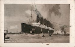 Cunard R. M. S. "Lusitania and Mauretania" Cruise Ships Postcard Postcard Postcard