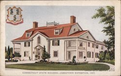 Connecticut State Building, Jamestown Exposition, 1907 Postcard