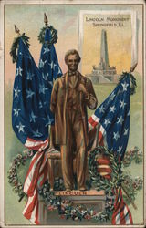 Lincoln Monument, Springfield, Illinois Postcard