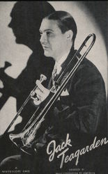 Jazz Trombonist and Singer Jack Teagarden Postcard