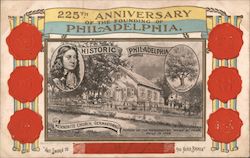 225th Anniversary of the Founding of Philadelphia Postcard Postcard Postcard