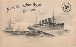 Norddeutscher Lloyd Bremen Postcard