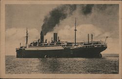 Norddeutscher Lloyd Bremen Dampfer "Munchen" Postcard