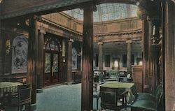 Interior of Ship, Schnelld. "Kronprinzessin Cecilie" Nordd. Lloyd Bremen, Rauchsalon I. Klasse Interiors Postcard Postcard Postcard