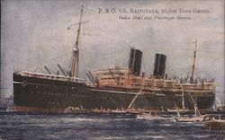 S.S. Rajputana Steamers Postcard Postcard Postcard