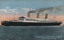 S.S. Vaterland, World's Largest Steamship Postcard