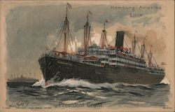 Hamburg-Amerika Linie Cruise Ships Postcard Postcard Postcard