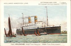 Holland-America Line Postcard