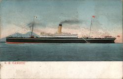 SS Canopic Postcard